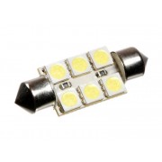 Светодиодная автолампа T10 35mm 6pcs 1,26W 12V